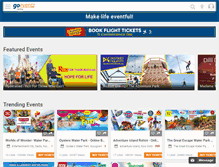 Tablet Screenshot of goeventz.com
